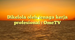 Dikelola oleh tenaga kerja profesional : OmeTV