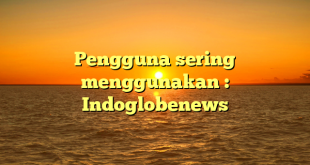 Pengguna sering menggunakan : Indoglobenews