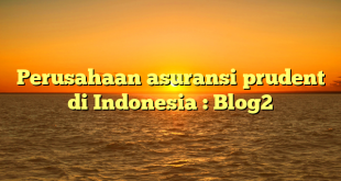 Perusahaan asuransi prudent di Indonesia : Blog2