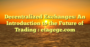 Decentralized Exchanges: An Introduction to the Future of Trading : etagege.com