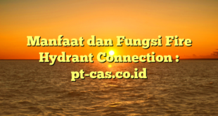 Manfaat dan Fungsi Fire Hydrant Connection : pt-cas.co.id