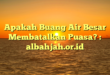 Apakah Buang Air Besar Membatalkan Puasa? : albahjah.or.id